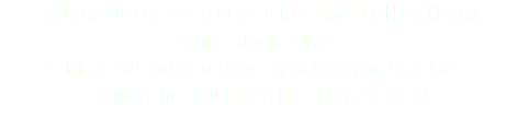 • All physical orders receive a free zine* by Nick Hakim *while supplies last • First 250 orders receive an autographed booklet • Bundle the album with the EP and save $5